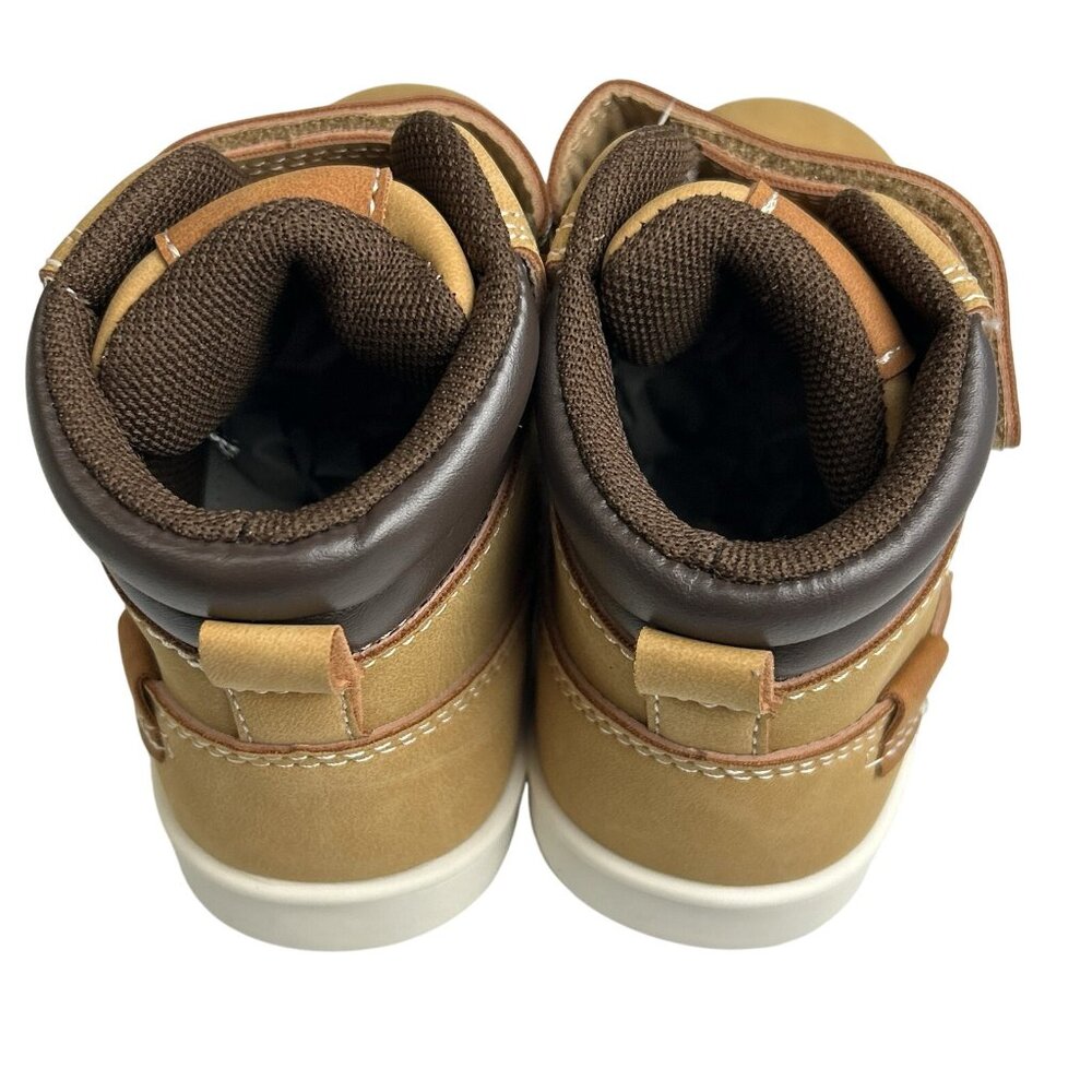 Apakowa Toddler Little Kids Boys Size 8 Autumn Boots Water Resistant Brown NEW - Picture 6 of 16